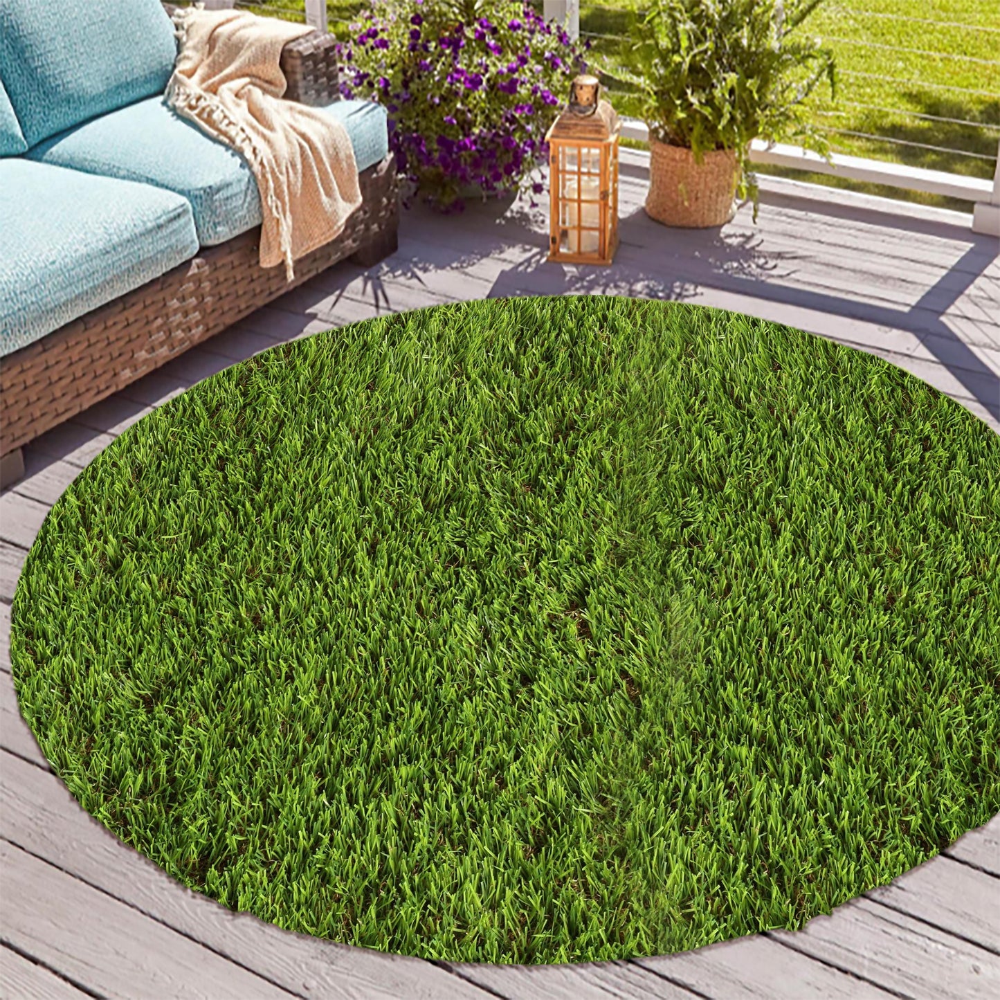Hialeah Round Grass Rug - Grass Cash and Carry