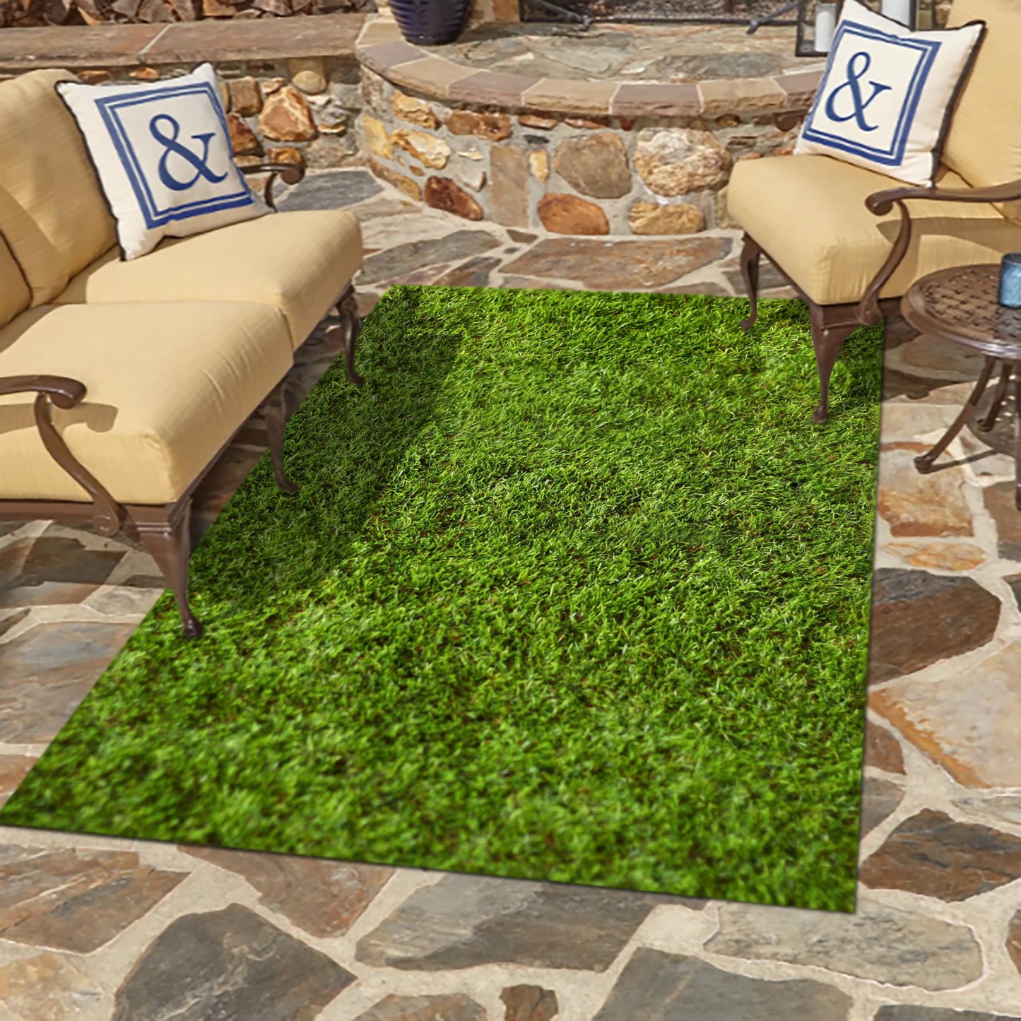 Capel Rectangle Grass Rug