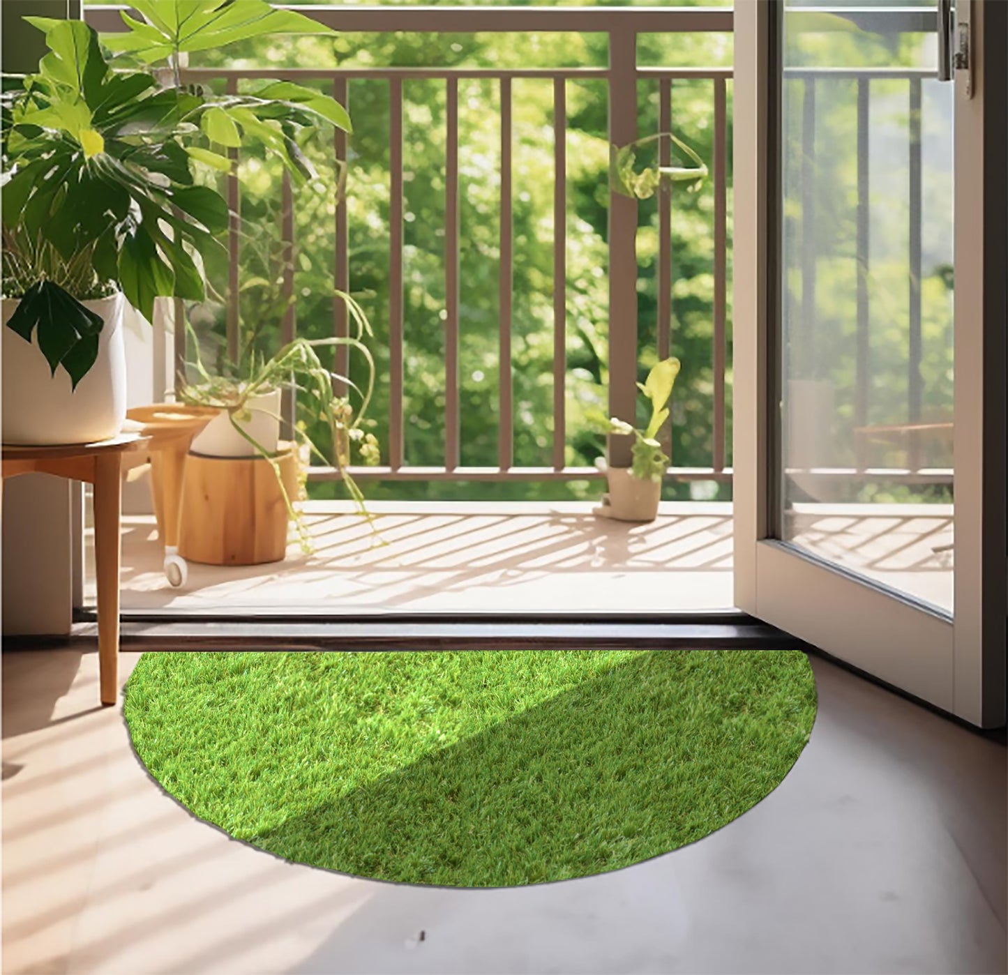 Stirling Hearth Grass Rug