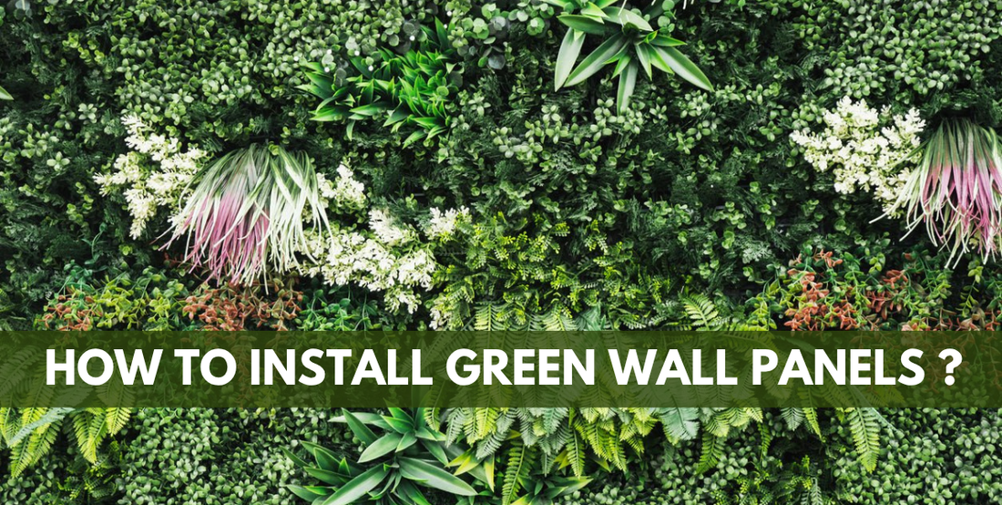 How to Install Green Wall Panels (Indoors or Outside) - Grass Cash and Carry