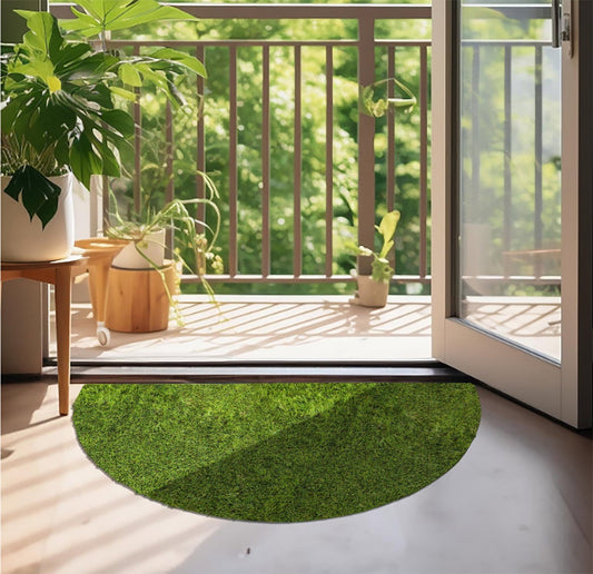 UK Apartment with a Cascade 40mm Hearth Artificial Grass Rug