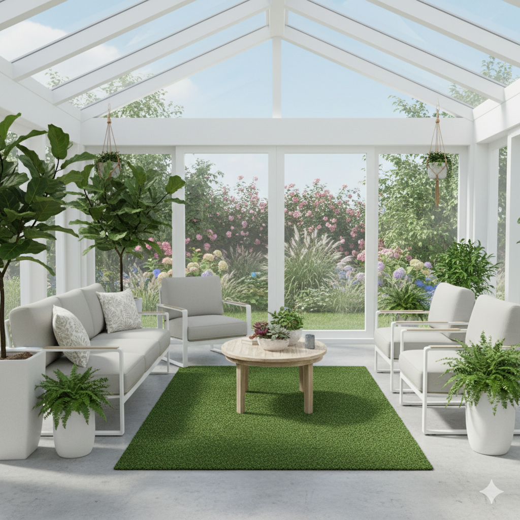 Athens Rectangle Grass Rug