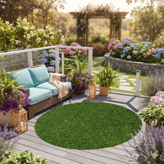 Athens Round Grass Rug