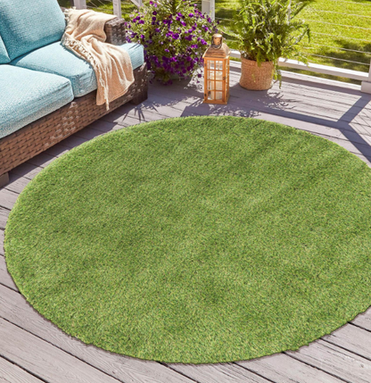 Round Grass Rug