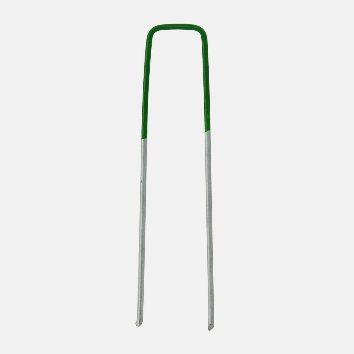 Galvanised Green Staple Pegs - Grass Cash and Carry