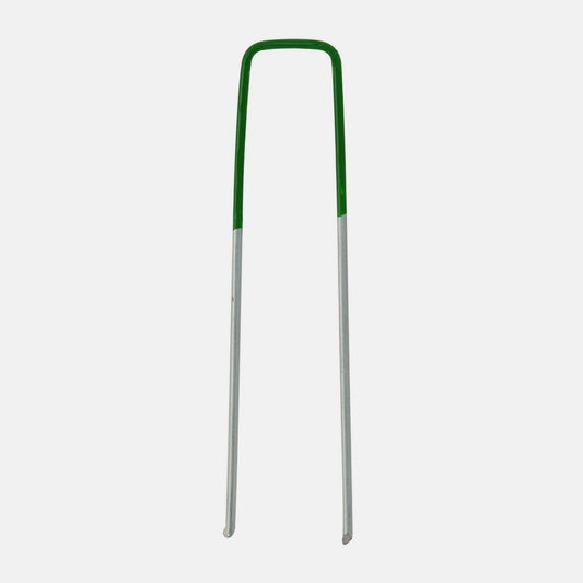 Galvanised Green Staple Pegs - Grass Cash and Carry