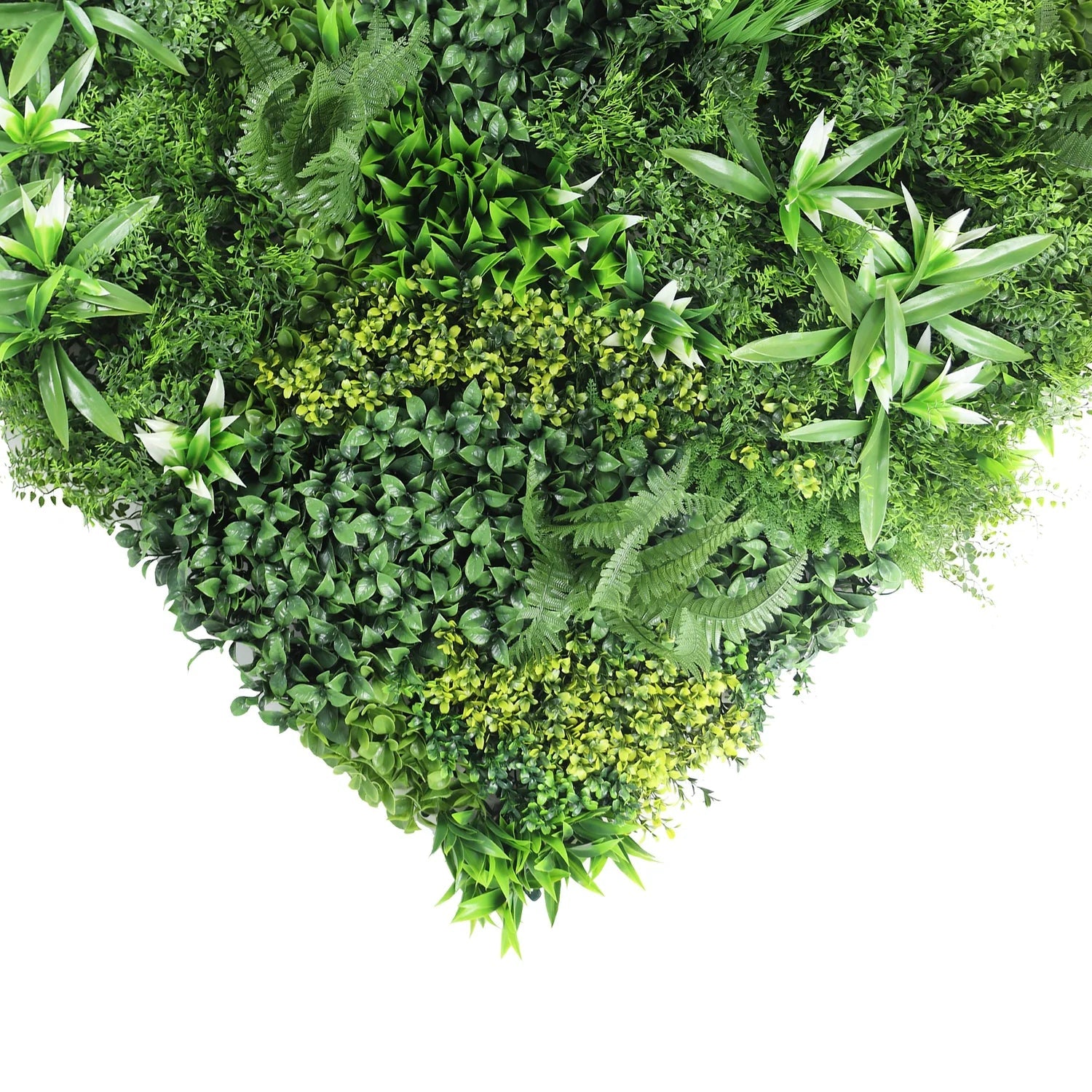 MiddleMarch Artificial Green Wall Panel Edge - Grass Cash and Carry