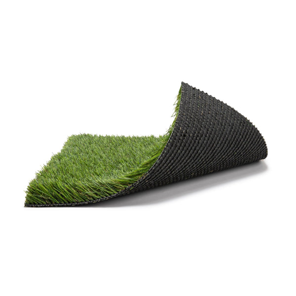 Salisbury 45mm Artificial Grass with faux flower pot - Grass Cash and Carry