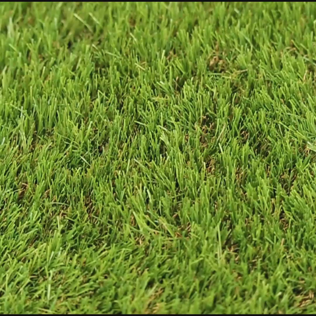 Brushing over our artificial grass, Sunningdale.