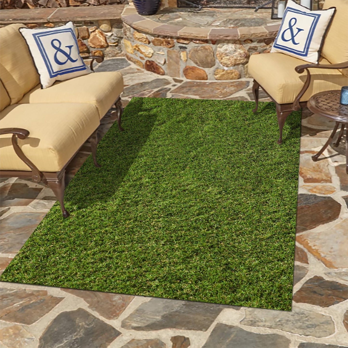 Shinnston Rectangle Grass Rug - Grass Cash and Carry